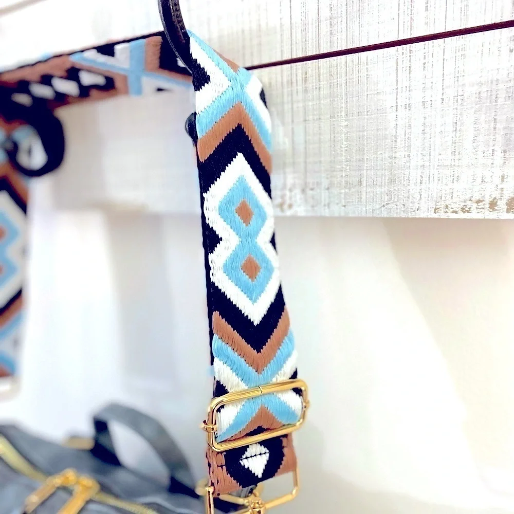 BRAND NEW! Aqua Brown Crossbody Strap💙 ~BAG NOT INCLUDED~ - Picture 6 of 8